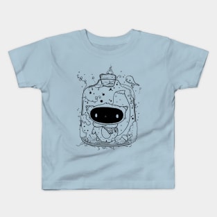 autumnal squirrel ink Kids T-Shirt